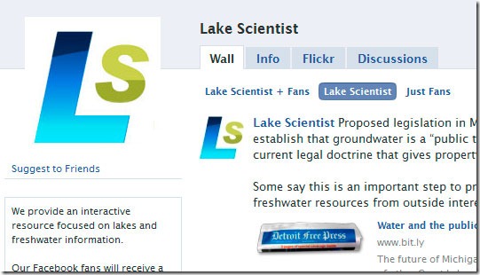 Lake Scientist Facebook Page