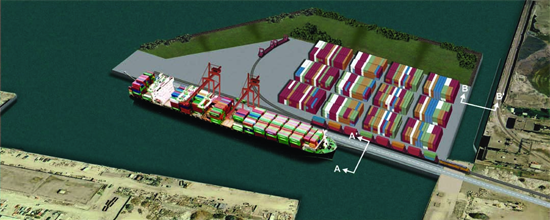 The proposed remediation of Randle Reef in Hamilton Harbour involves the construction of a steel containment facility, as seen in the above rendering, that will contain contaminated sediments and serve as a pier.
