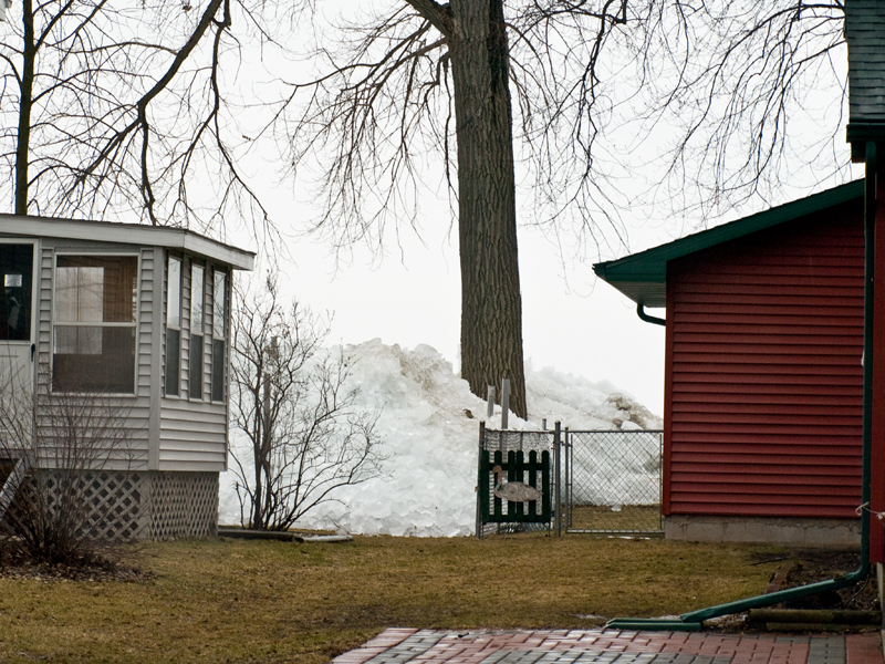 Ice Shove Lake Winnebago