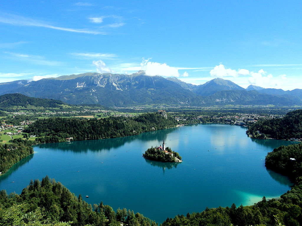 glacial lakes Lake Bled