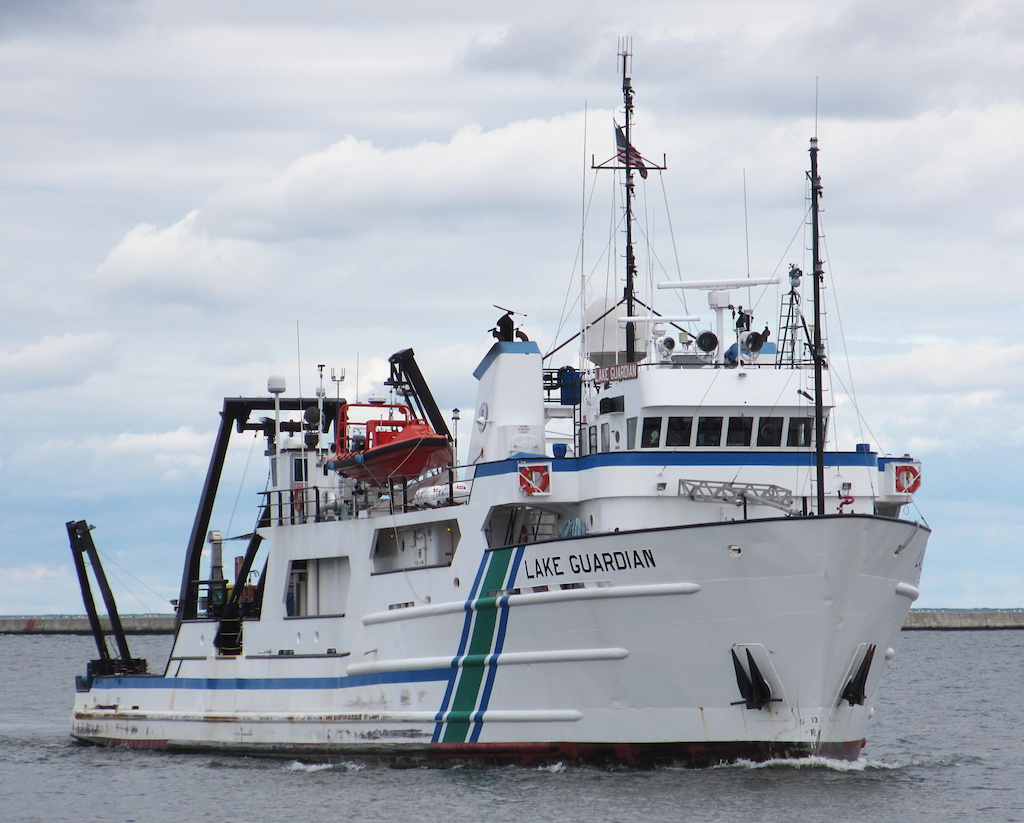 largest research vessel lake guardian