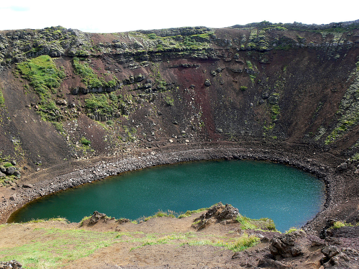 Kerid Crater Lake. (Credit: Christian Bickel via Creative Commons 2.0)