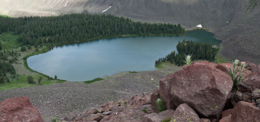 alpine glacial lake