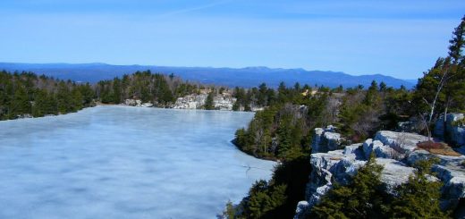 Frozen Lake Minnewaska