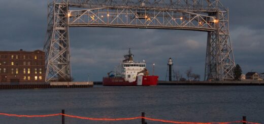 USCGC Mackinaw Entering Duluth Harbor