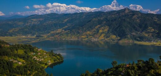 Phewa Lake in Pokhara.