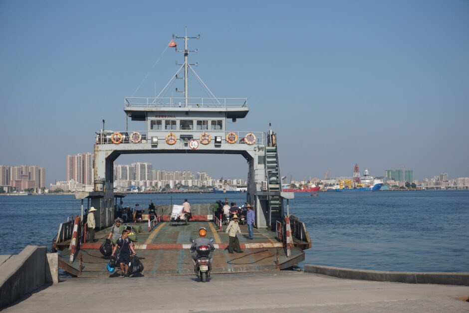 Zhanjiang Cross-Bay Ferry, part of the anthropogenic stressors contributing to HABs in the region
